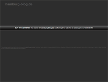 Tablet Screenshot of hamburg-blog.de